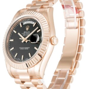 Rolex Day-Date II 40mm Black Dial 218235-2