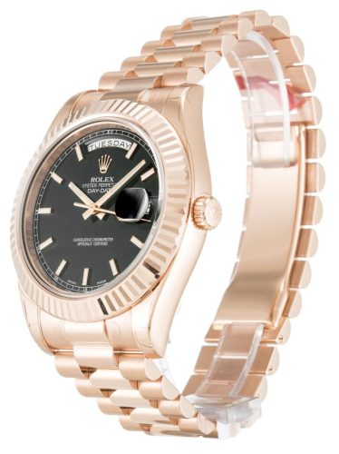 Rolex Day-Date II 40mm Black Dial 218235-2 photo review