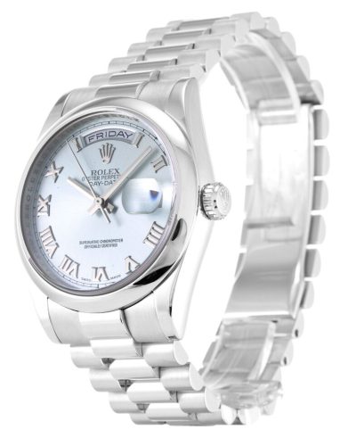 Rolex Day-Date 36mm Blue Dial 118206 photo review
