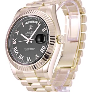 Rolex Day-Date II 40mm Black Dial 218235