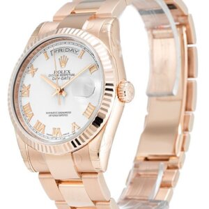 Rolex Day-Date 36mm White Dial 118235 F