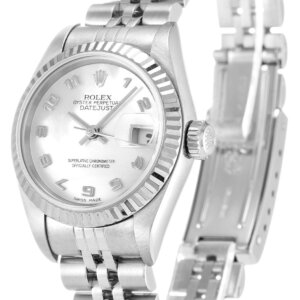 Rolex Lady-Datejust 26 mm Perlmutt – Weißes Zifferblatt 79174