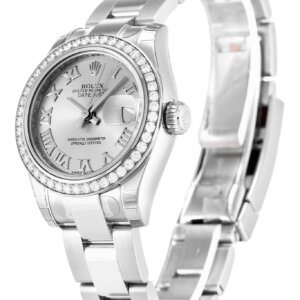 Rolex Lady-Datejust 26mm Silver Dial 179384