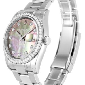 Rolex Datejust 36mm Mother of Pearl – Black Dial 116244