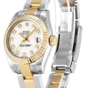 Rolex Lady-Datejust 26mm White Dial 179173