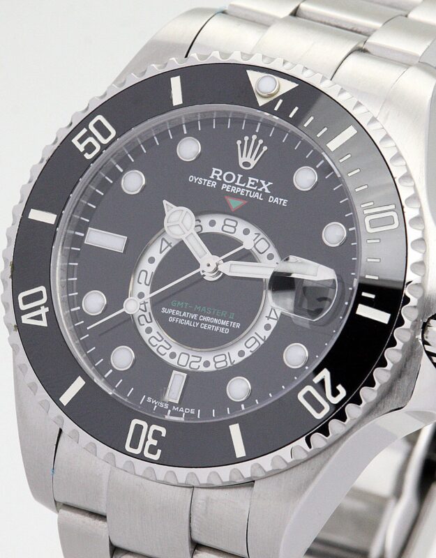 Rolex GMT-Master 40 mm schwarzes Zifferblatt 16720