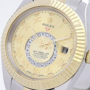 Rolex Sky-Dweller 42mm Cadran Or 326938-2