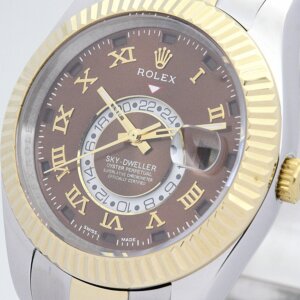 Rolex Sky-Dweller 42 mm met bruine wijzerplaat 326938-2