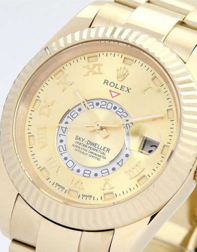 Rolex Sky-Dweller 42mm Champagne Dial 326938 photo review