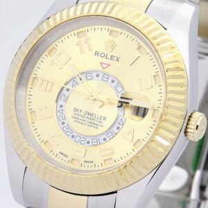 Rolex Sky-Dweller 42mm Gold Dial 326938