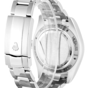 Rolex Milgauss 40 mm Weißes Zifferblatt 116400