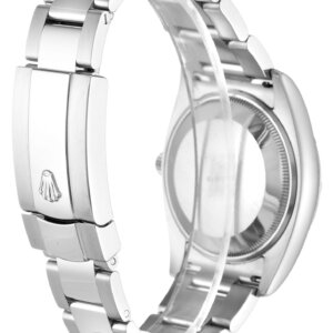 Rolex Oyster Perpetual Date 34 mm zilveren wijzerplaat 115210