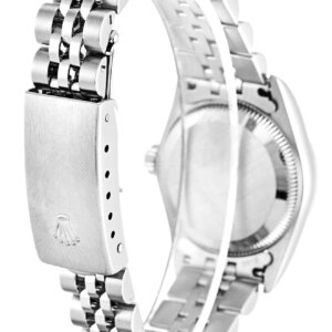 Rolex Oyster Perpetual Lady 26 mm Lachsfarbenes Zifferblatt 76094