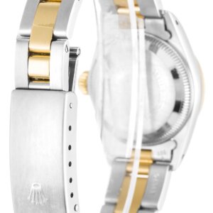 Rolex Oyster Perpetual Lady 24 mm schwarzes Zifferblatt 67193