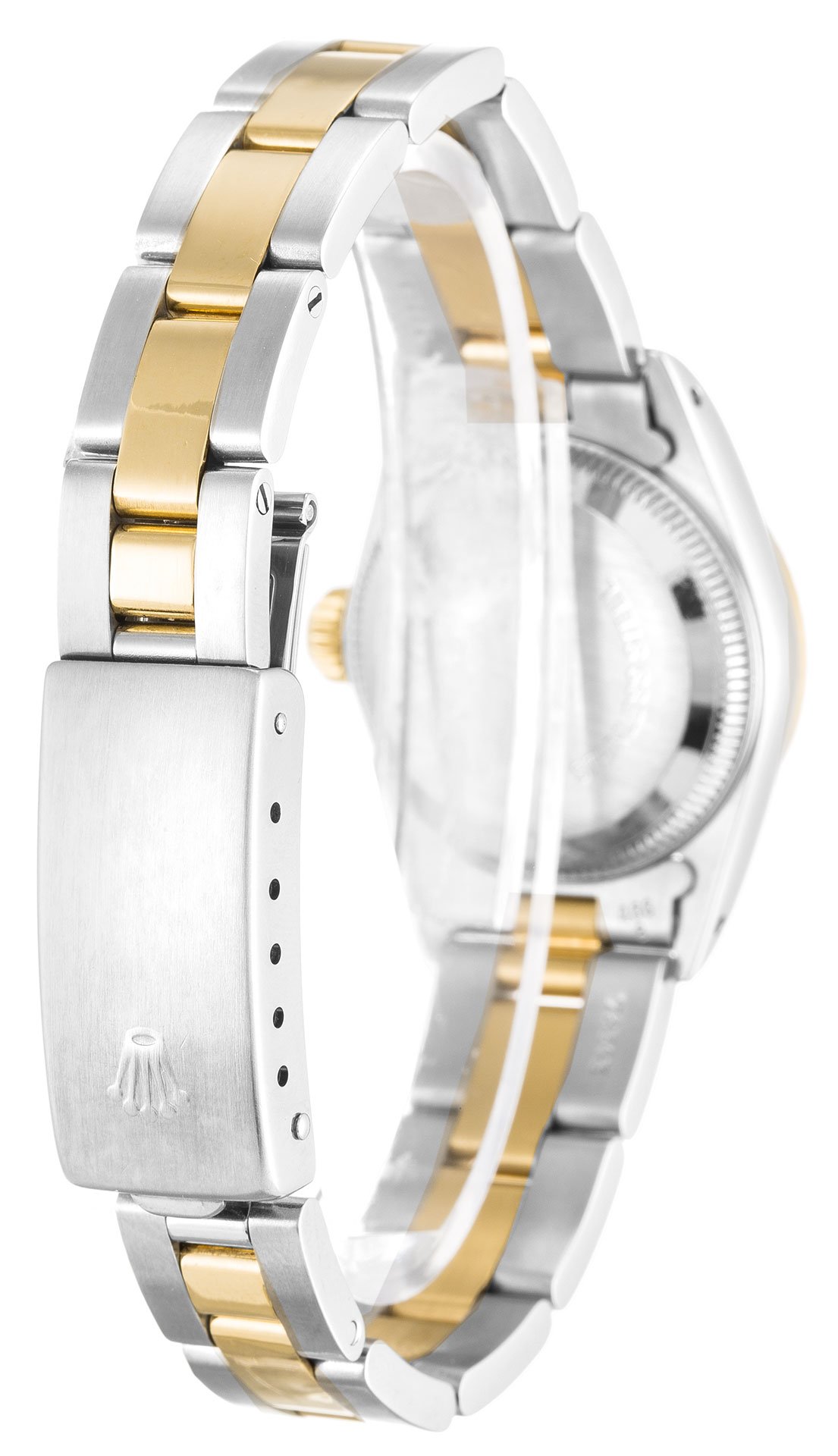 Rolex Oyster Perpetual Lady 24 mm schwarzes Zifferblatt 67193