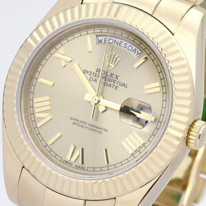 Rolex Day-Date II 40 mm gouden wijzerplaat 218238
