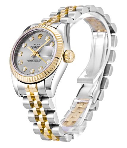 Rolex Lady-Datejust 26mm Silver Dial 179173 photo review