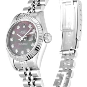 Rolex Lady-Datejust 26mm Mother of Pearl – Black Dial 79174