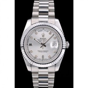 Superclone Rolex Day-Date 40mm Silver Dial 41995