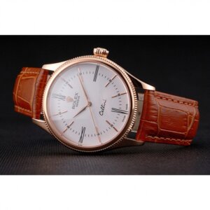 Superclone Rolex Cellini 38mm White Dial REP016795