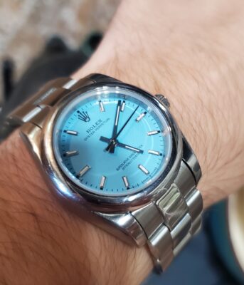 Rolex Oyster Perpetual 41mm Yellow Dial 124300 photo review