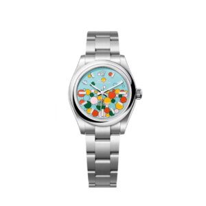 Superloon Rolex Oyster Perpetual 31 mm Turquoise blauwe wijzerplaat 277200