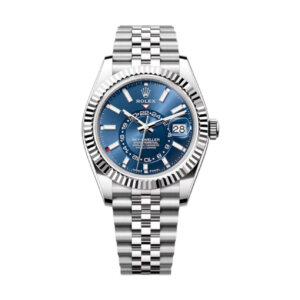 Superclone Rolex Sky-Dweller 42 mm Cadran bleu vif 336934 Jubilee
