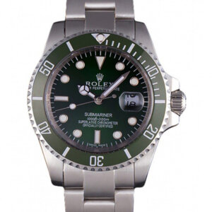 Superclone Rolex Submariner 40mm met groene wijzerplaat en uurwerk - SRL51