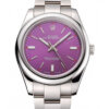 Rolex Oyster Perpetual Date 41mm Paarse Wijzerplaat REP016834