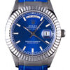 Superclone Rolex Day-Date 35 mm blaues Zifferblatt 621490