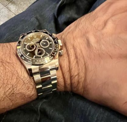 Superclone Rolex Daytona 40 mm Black Dial 126500LN “Godzilla” photo review