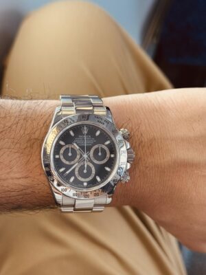 Superclone Rolex Daytona 40mm Black Dial 116520 photo review