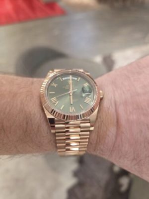 Superclone Rolex Day-Date 40 mm Slate Ombre Dial 228235 photo review
