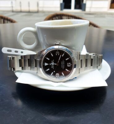 Superclone Rolex Explorer 40 mm Black Dial 128238 photo review