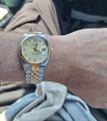Rolex Datejust 36mm Champagne Dial 16233 photo review