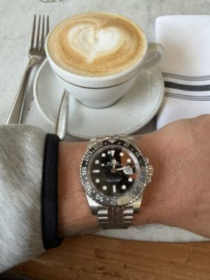 Superclone Rolex GMT-Master II 126710GRNR “Bruce Wayne” Oyster 2024 photo review
