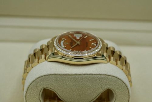 Superclone Rolex Day-Date 36 mm Carnelian Dial 128348RBR photo review