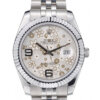 Superclone Rolex Datejust 41 mm silbernes Zifferblatt 42001