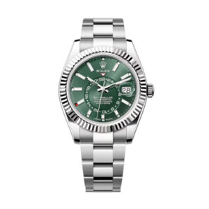 Superclone Rolex Sky-Dweller 42 mm Cadran vert menthe 336934 Oyster