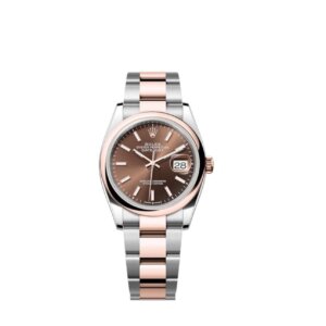 Superclone Rolex Datejust 36 mm Cadran chocolat 126201