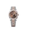 Superclone Rolex Datejust 36 mm Schokoladenbraunes Zifferblatt 126281RBR