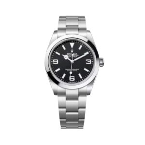 Superclone Rolex Explorer 40 mm Schwarzes Zifferblatt 224270