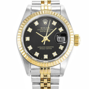 Rolex Datejust 26 mm, esfera negra, 69173