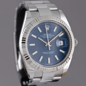 Rolex Datejust 41mm Blue Dial 126334 Oyster