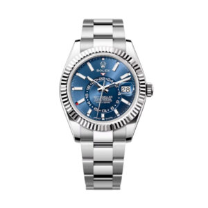 Superclone Rolex Sky-Dweller 42 mm Cadran bleu vif 336934 Oyster