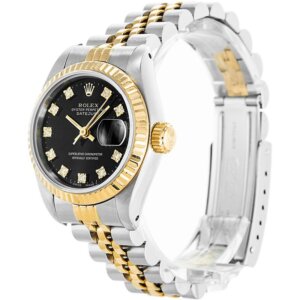 Rolex Datejust 26 mm, esfera negra, 69173
