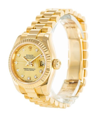 Rolex Datejust 26mm Gold Dial 179178 photo review