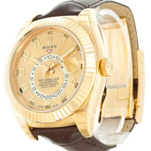 Rolex Sky-Dweller 42mm Gold Dial 326138