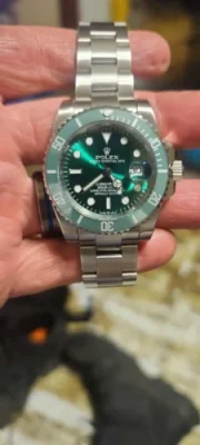 Superclone Rolex Submariner 40mm Green Dial 116610LV “Hulk” photo review