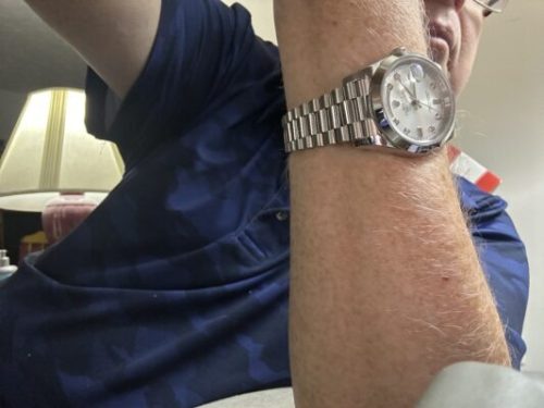 Rolex Day-Date II 40mm Silver Dial 218239 photo review